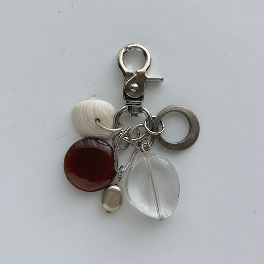 Red Glass Keychain