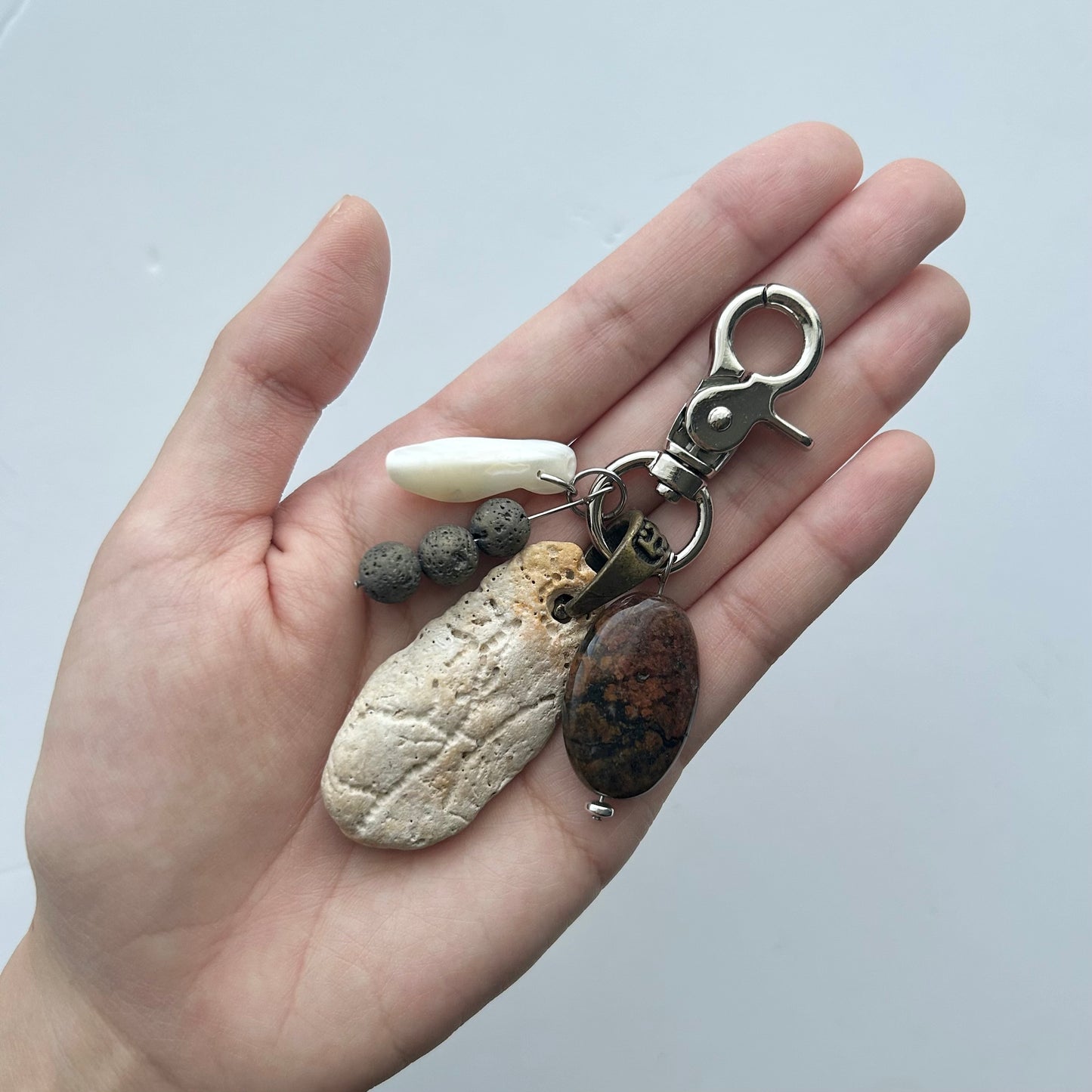 Stone Keychain