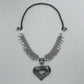 Chainmail Heart Necklace